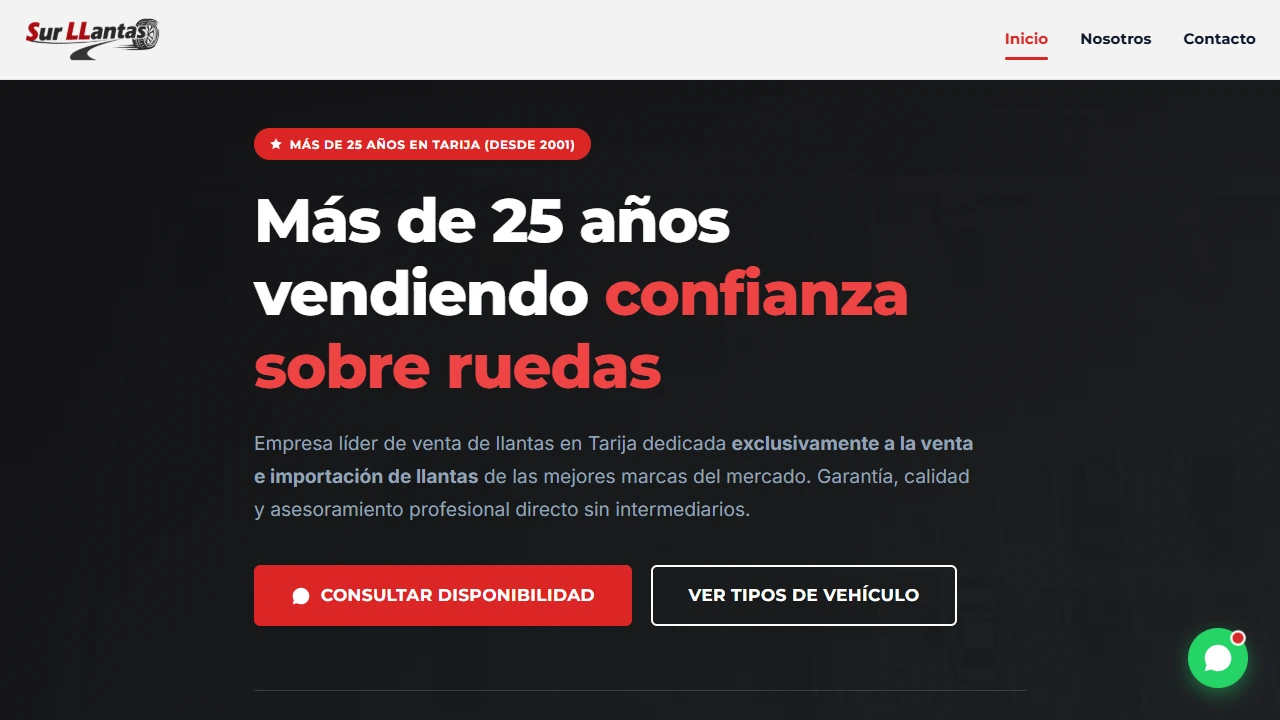 Sitio web de Surllantas